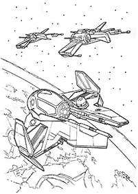 Páginas para colorear de Guerra de las galaxias (Star Wars) - página 42