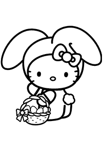 Páginas de HelloKittypara colorear -Página 107