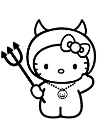 Páginas de HelloKittypara colorear -Página 109