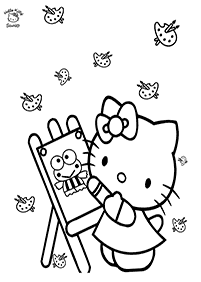 Páginas de HelloKittypara colorear -Página 2