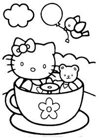 Páginas de HelloKittypara colorear -Página 26