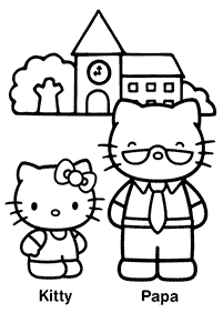 Páginas de HelloKittypara colorear -Página 35