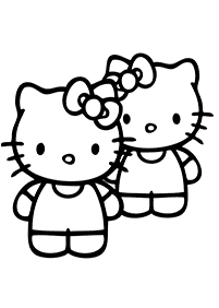 Páginas de HelloKittypara colorear -Página 4