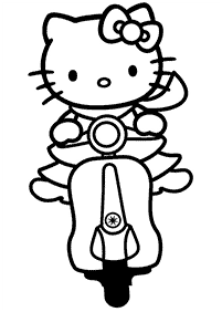 Páginas de HelloKittypara colorear -Página 79