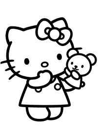 Páginas de HelloKittypara colorear -Página 81