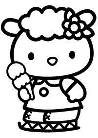 Páginas de HelloKittypara colorear -Página 85