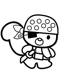 Páginas de HelloKittypara colorear -Página 89