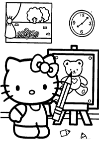 Páginas de HelloKittypara colorear -Página 90