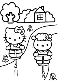 Páginas de HelloKittypara colorear -Página 92