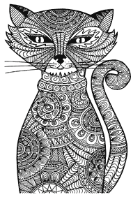 Páginas para colorear de mandalas de animales – página 39