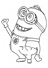 Páginas de Minionspara colorear– Página 4