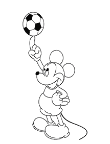 Índice de páginas para colorear de Mickey Mouse