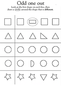 保育園のワークシート - ワークシート155