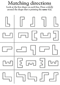 保育園のワークシート - ワークシート182