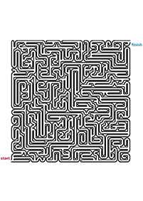 印刷できる迷路 - 迷路103