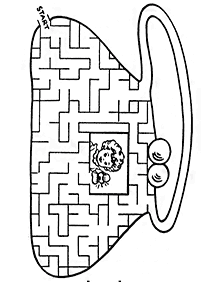 印刷できる迷路 - 迷路33