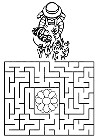 印刷できる迷路 - 迷路60