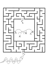 印刷できる迷路 - 迷路72