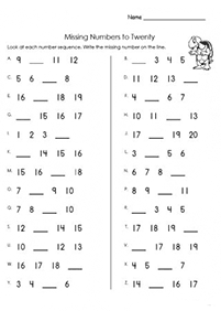 幼稚園のワークシート - ワークシート245