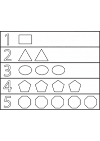 幼稚園のワークシート - ワークシート340