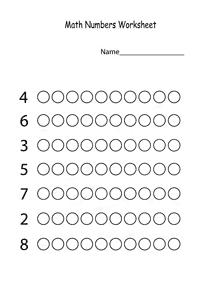 数字のワークシート - ワークシート26