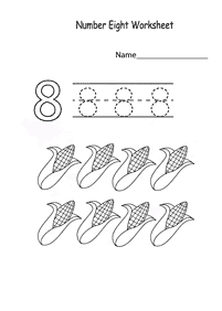 数字のワークシート - ワークシート34