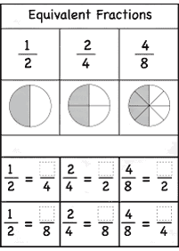 分数ワークシート - ワークシート16