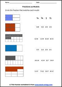 分数ワークシート - ワークシート47