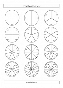 分数ワークシート - ワークシート76