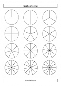 分数ワークシート - ワークシート80