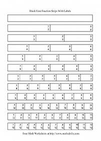 分数ワークシート - ワークシート83