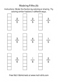 分数ワークシート - ワークシート99