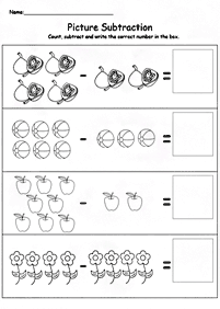 子供向けの簡単な算数 - ワークシート119