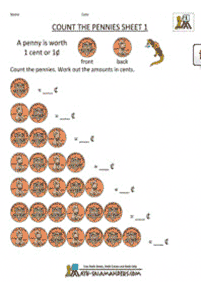 子供向けの簡単な算数 - ワークシート157