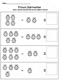 子供向けの簡単な算数 - ワークシート223