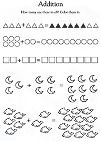 子供向けの簡単な算数 - ワークシート31