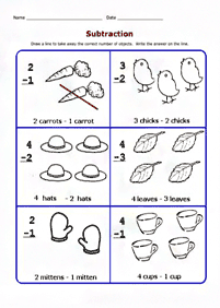 子供向けの簡単な算数 - ワークシート5