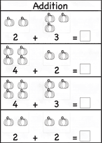 子供向けの簡単な算数 - ワークシート88