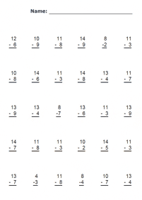 子供向けの引き算 - ワークシート32