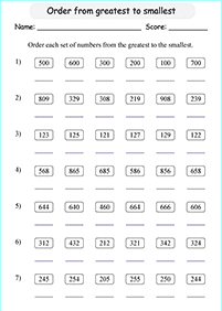 子供向けの算数 - ワークシート113