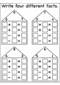 子供向けの算数 - ワークシート190