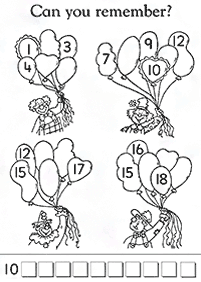 子供向けの算数 - ワークシート26