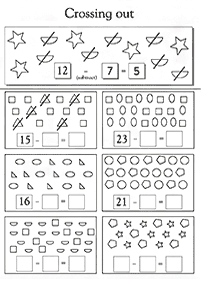 子供向けの算数 - ワークシート37