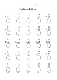 子供向けの足し算 - ワークシート121