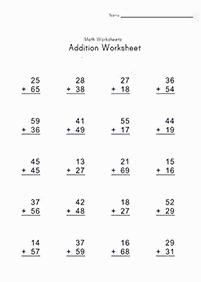 子供向けの足し算 - ワークシート126