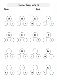 子供向けの足し算 - ワークシート17