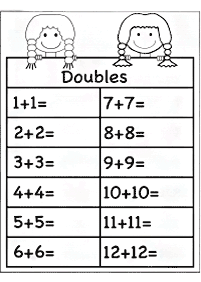 子供向けの足し算 - ワークシート7