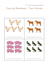 カウントのワークシート - ワークシート22