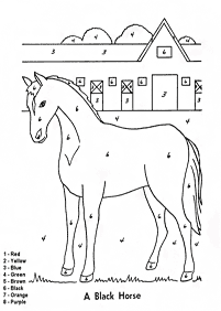 数字の色分け –塗り絵56