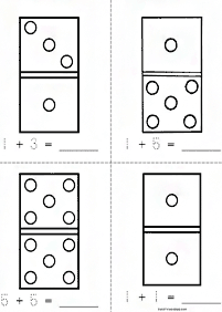 子供向けの簡単な足し算 - ワークシート29